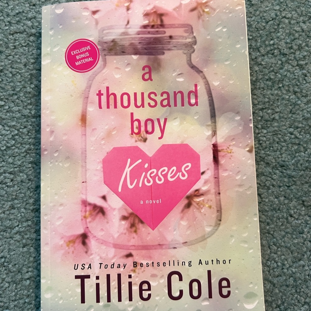 Barnes & Noble Pink and White 'A Thousand Boy Kisses' Notebook